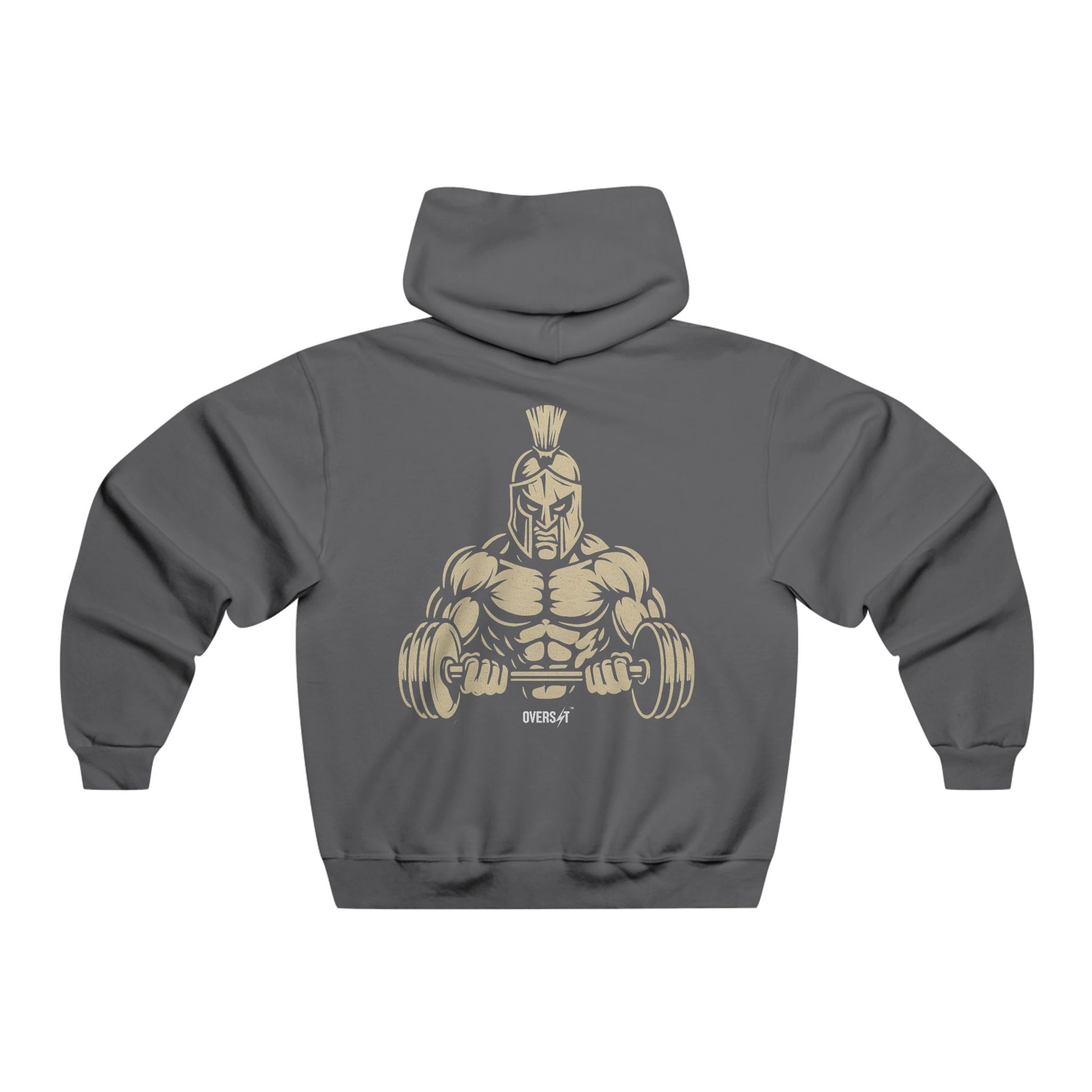 Sweat à Capuche Spartan – Gym Wear Homme, Barbell & Motivation
