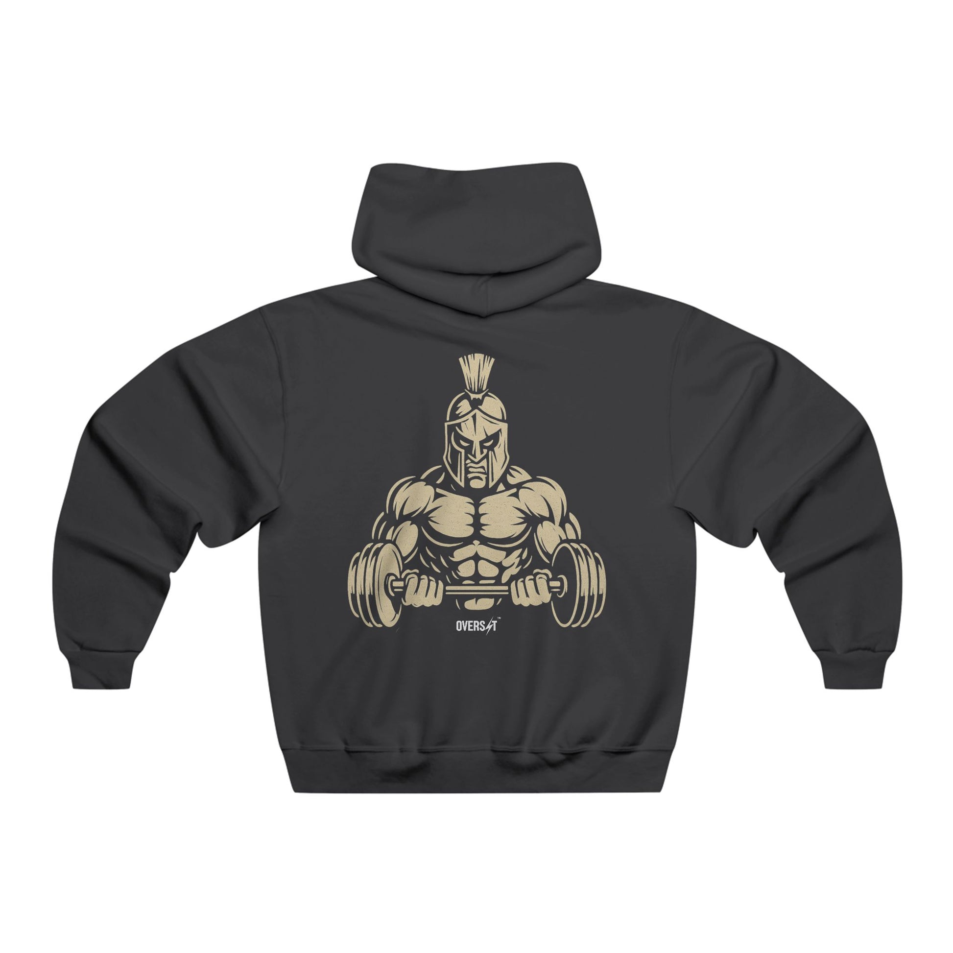 Sweat à Capuche Spartan – Gym Wear Homme, Barbell & Motivation