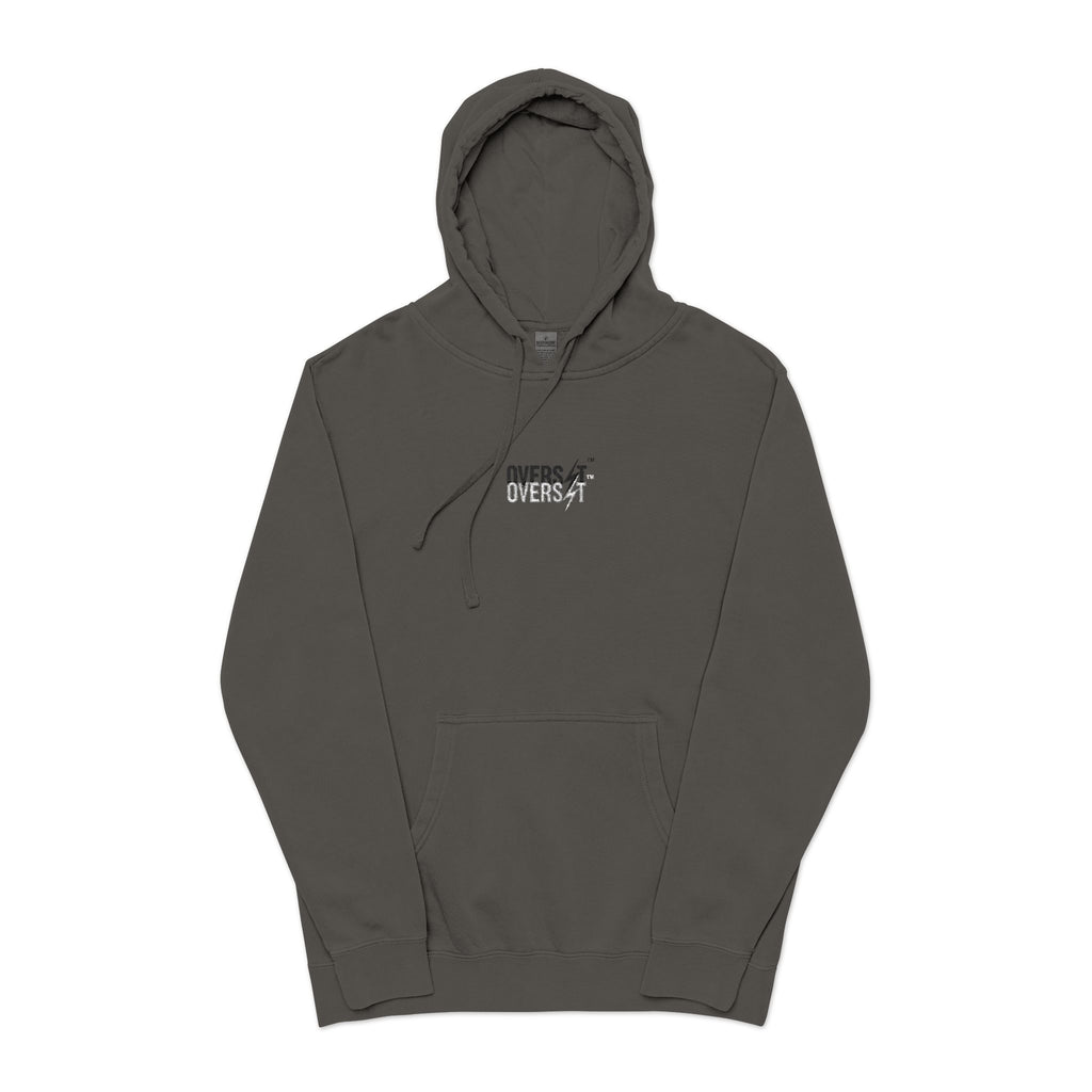 Sweat à capuche teint pigmenté brodé – Style décontracté et confort absolu
