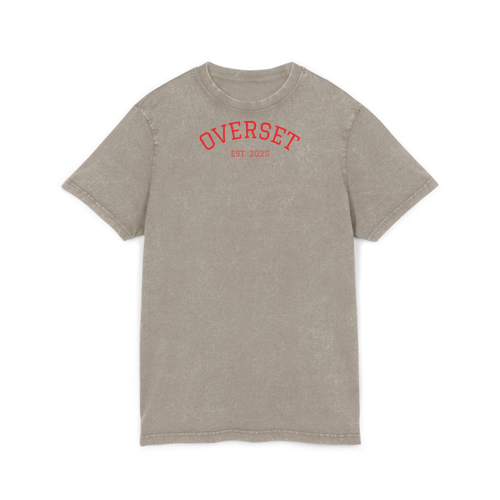T-shirt unisexe délavé à l’acide – Style vintage et confort au quotidien