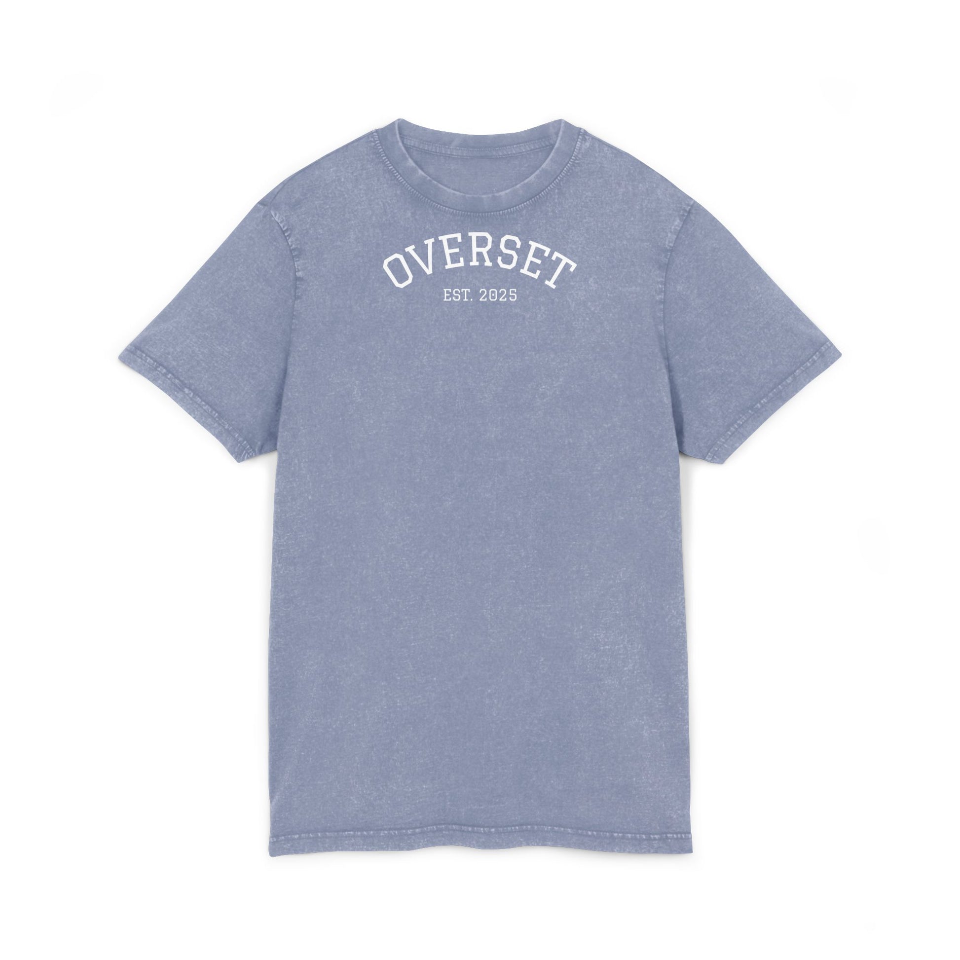 T-shirt unisexe délavé à l’acide – Style vintage et confort au quotidien