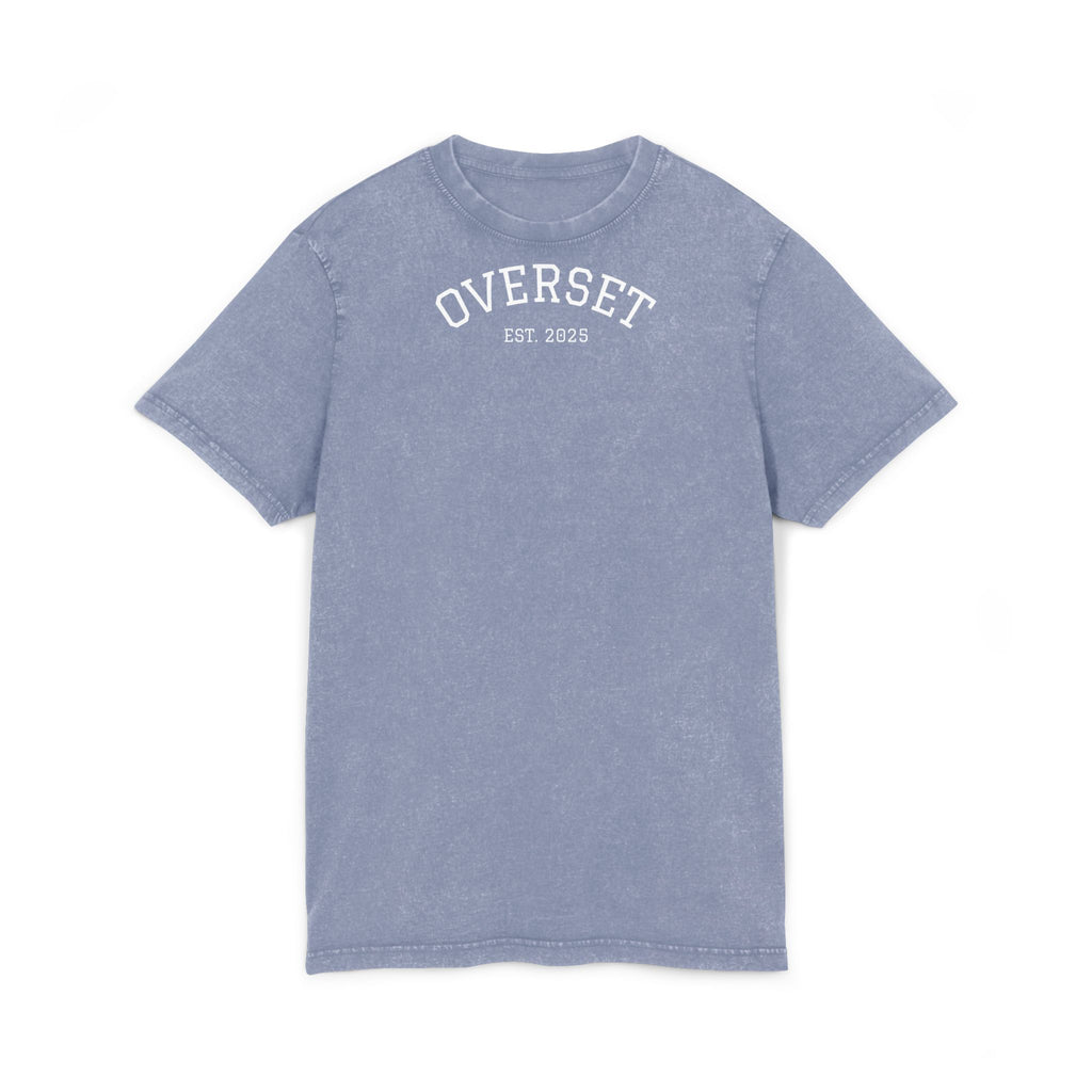 T-shirt unisexe délavé à l’acide – Style vintage et confort au quotidien