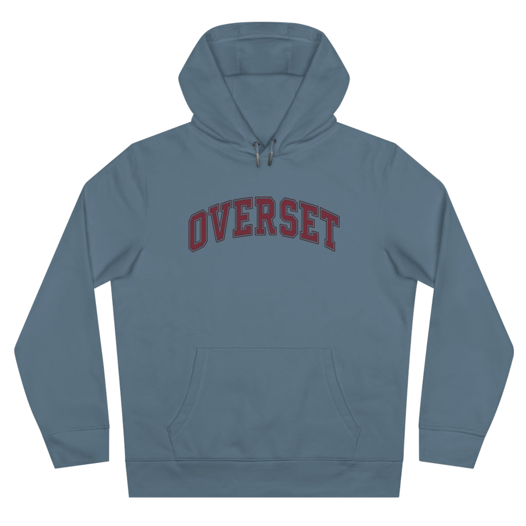 Sweat à Capuche Overset – Logo Arqué Vintage Style Universitaire