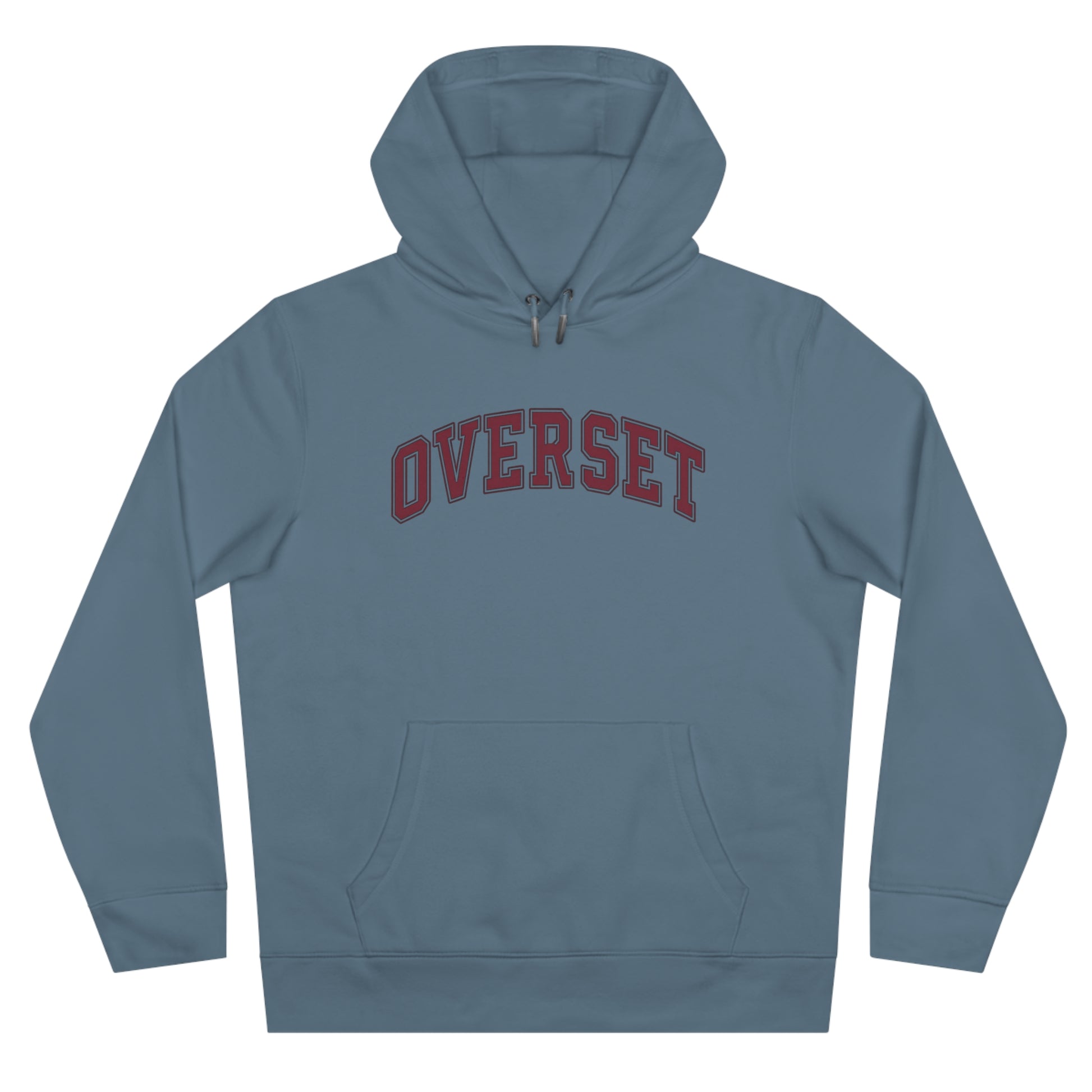 Sweat à Capuche Overset – Logo Arqué Vintage Style Universitaire