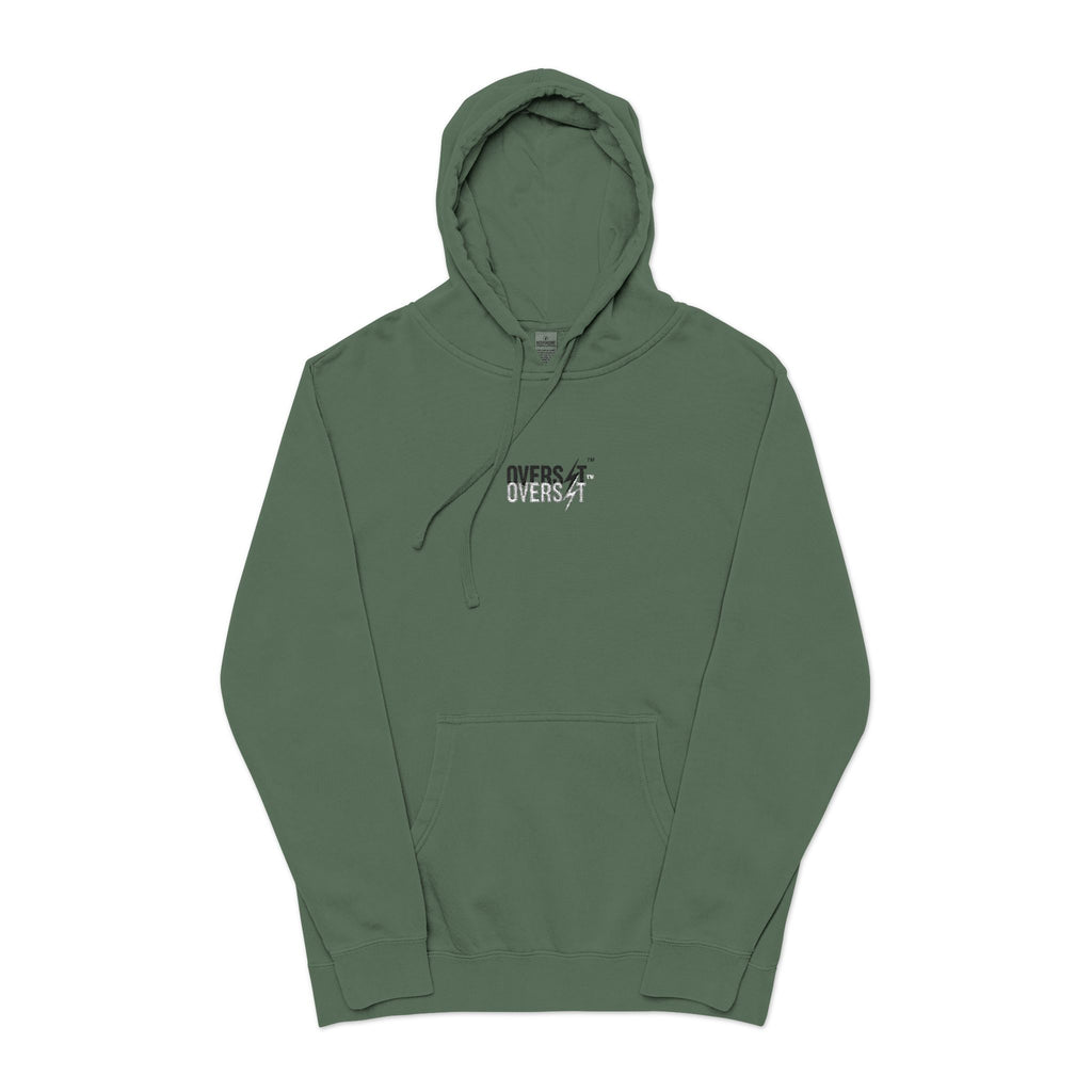 Sweat à capuche teint pigmenté brodé – Style décontracté et confort absolu