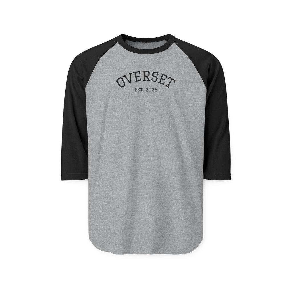 T-shirt Overset unisexe manches raglan – Look streetwear chic pour un style décontracté et sportif