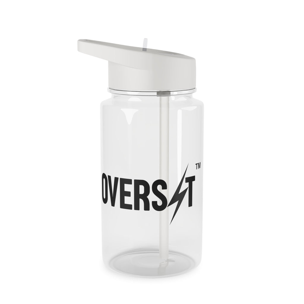 OVERSET™ HYDRA | Bouteille en Tritan sans BPA avec paille | Transparent