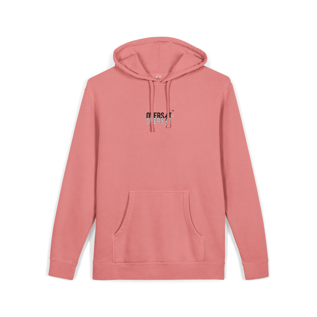 Sweat à capuche teint pigmenté brodé – Style décontracté et confort absolu