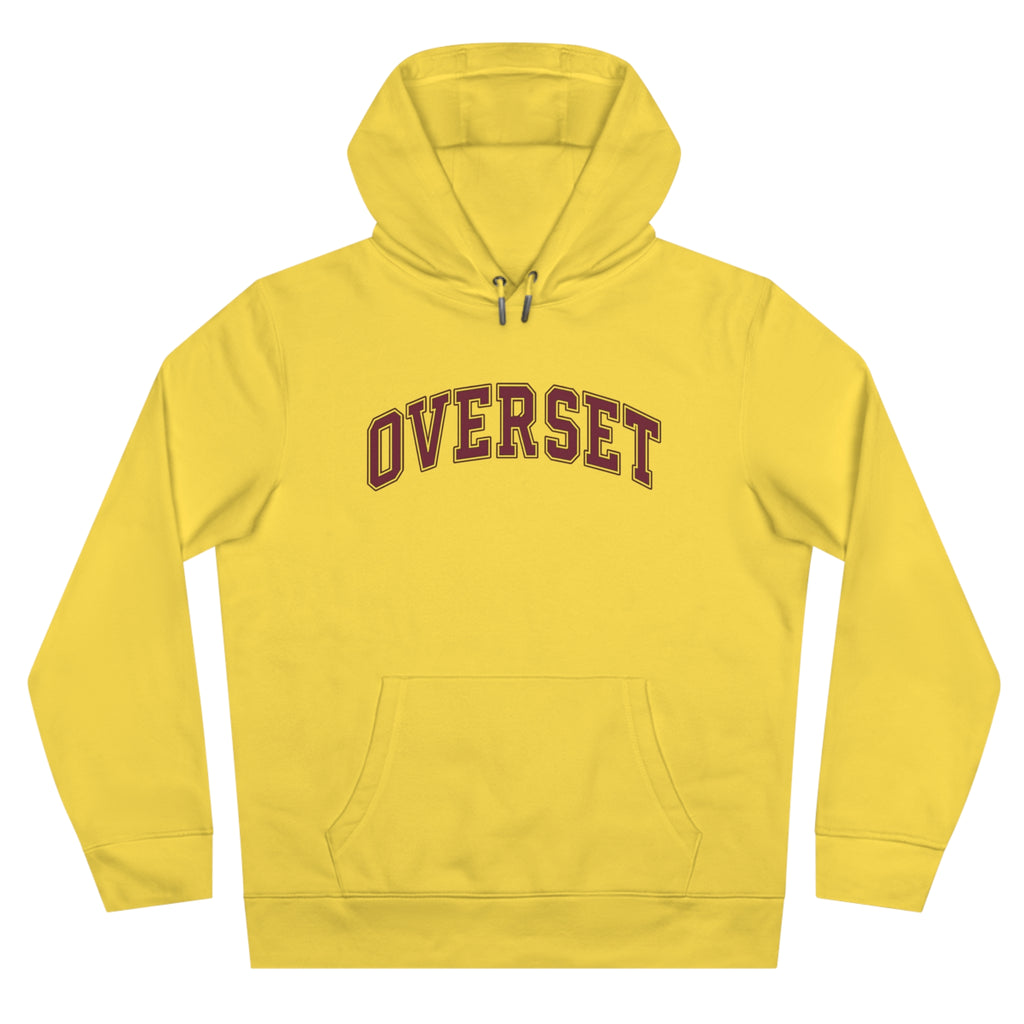Sweat à Capuche Overset – Logo Arqué Vintage Style Universitaire