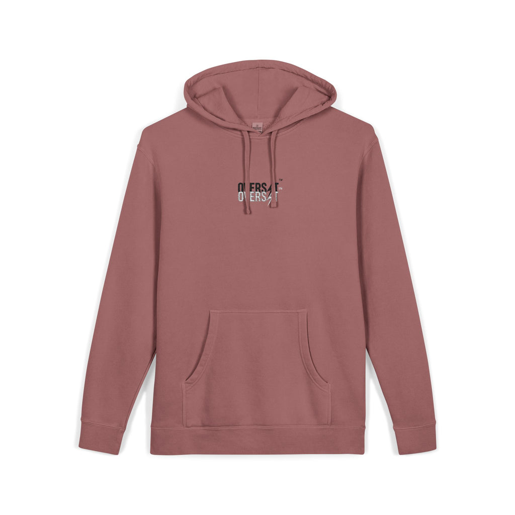 Sweat à capuche teint pigmenté brodé – Style décontracté et confort absolu