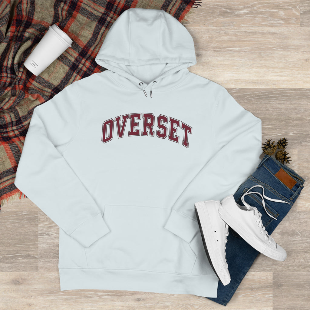 Sweat à Capuche Overset – Logo Arqué Vintage Style Universitaire