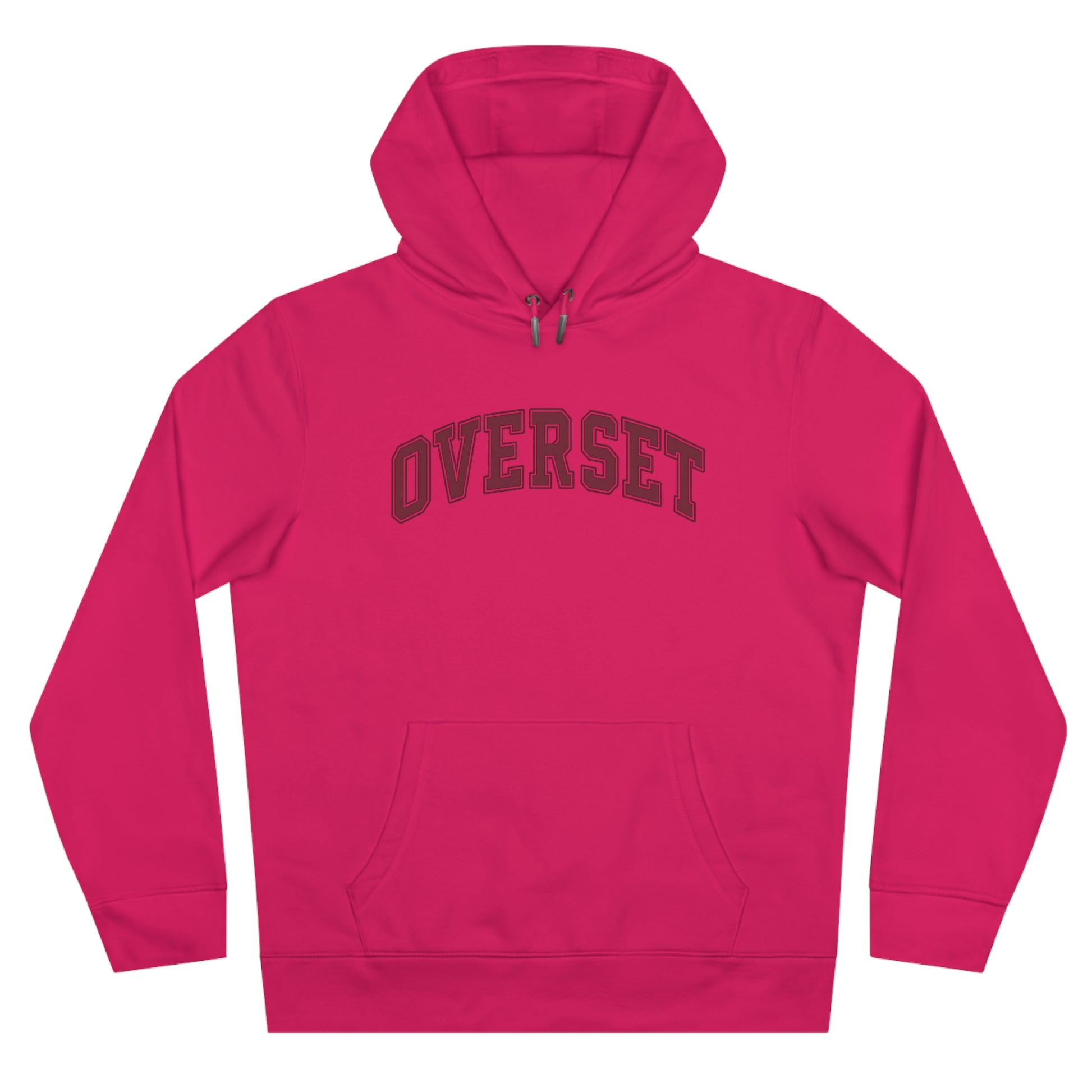 Sweat à Capuche Overset – Logo Arqué Vintage Style Universitaire