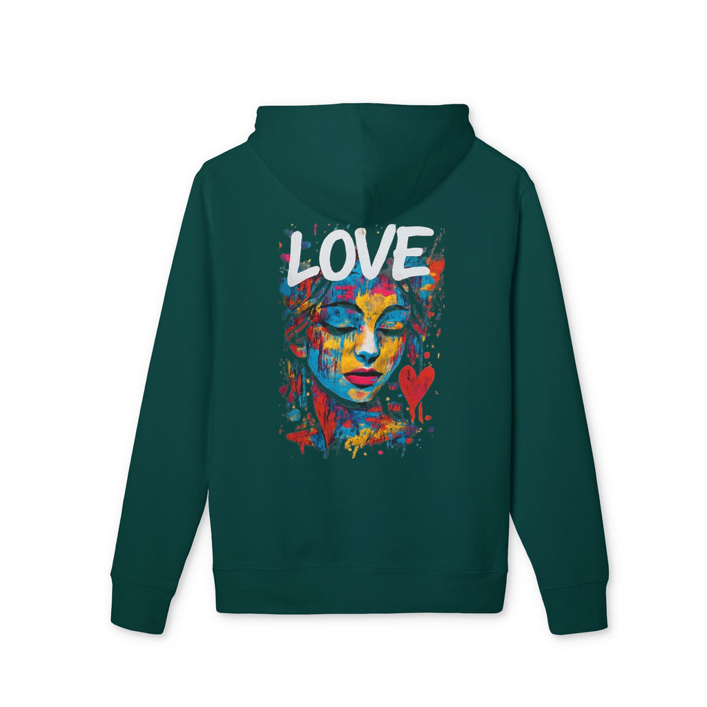 Sweat à Capuche Unisexe Love Art – Hoodie Graphique Coloré pour Amoureux de l’Art,
