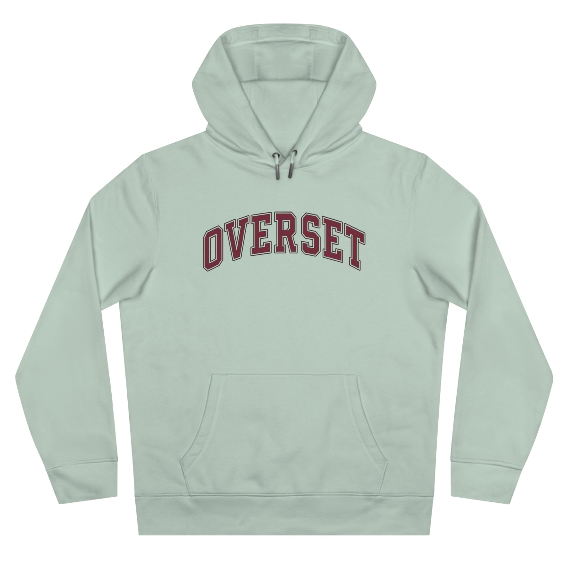 Sweat à Capuche Overset – Logo Arqué Vintage Style Universitaire