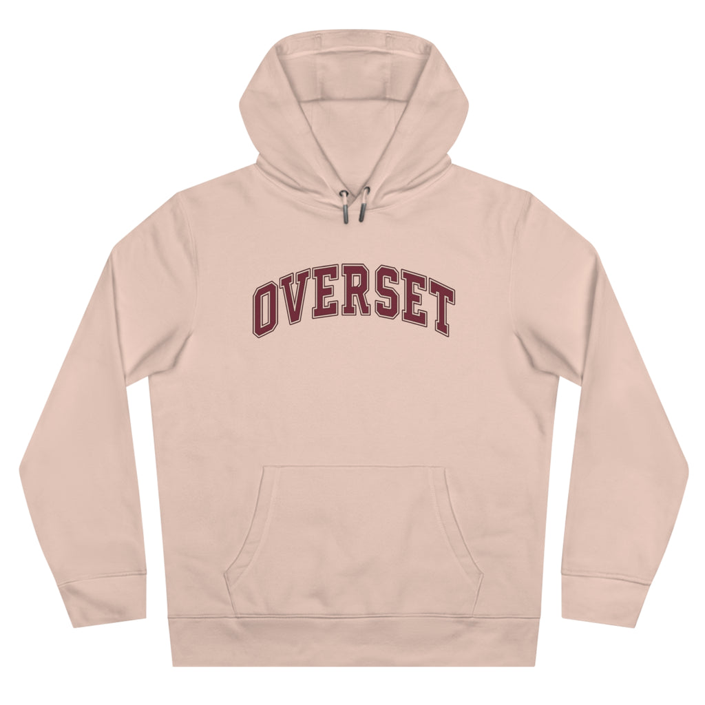 Sweat à Capuche Overset – Logo Arqué Vintage Style Universitaire