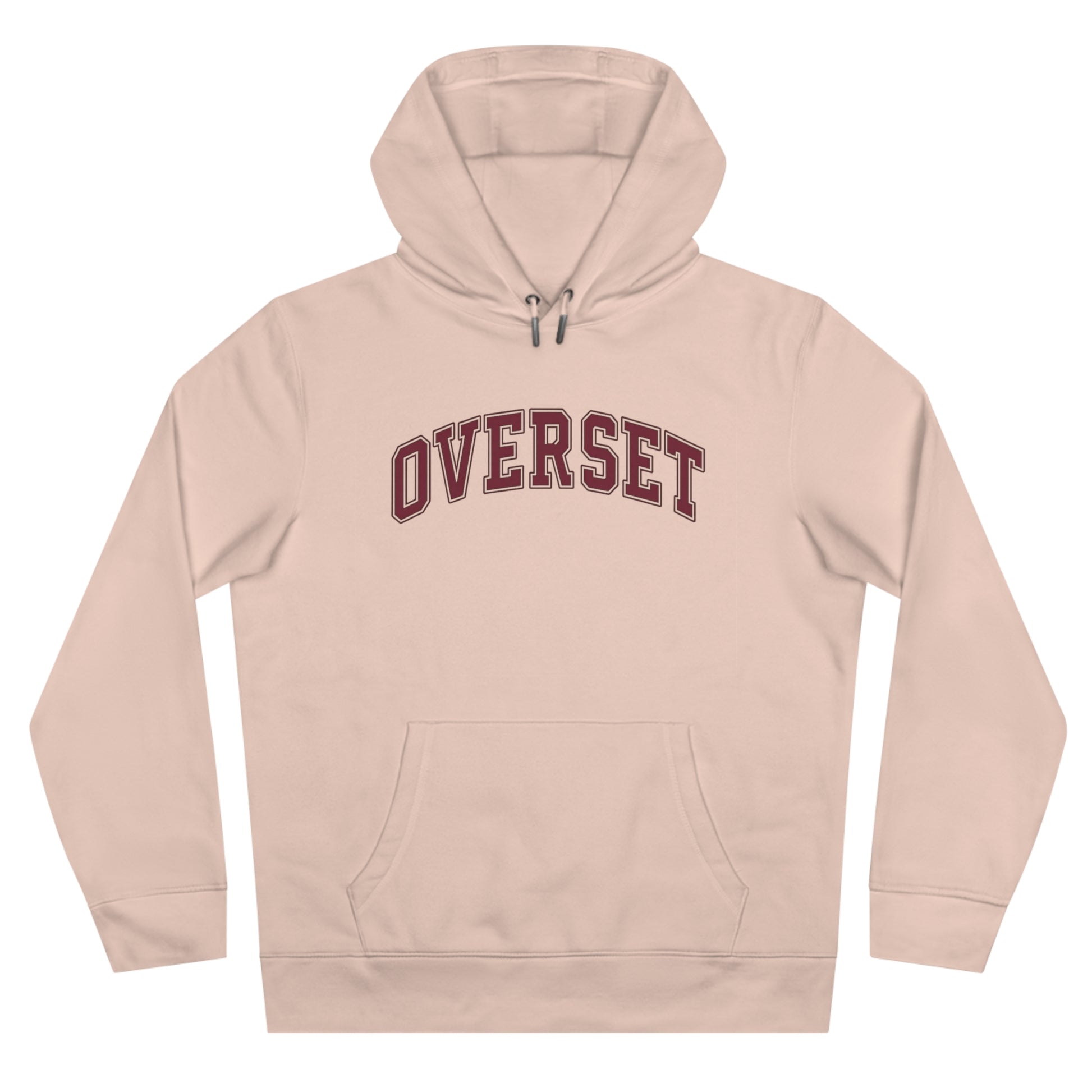 Sweat à Capuche Overset – Logo Arqué Vintage Style Universitaire