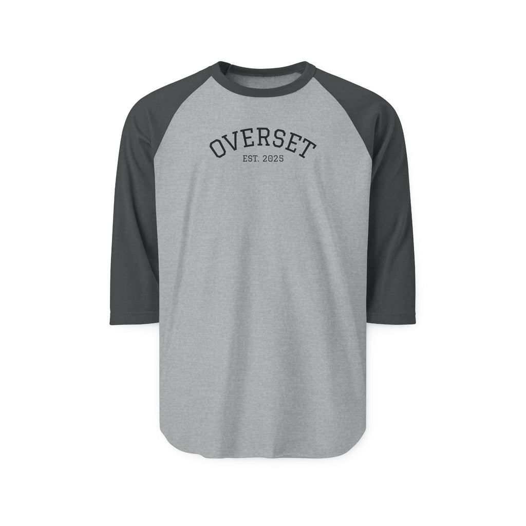 T-shirt Overset unisexe manches raglan – Look streetwear chic pour un style décontracté et sportif
