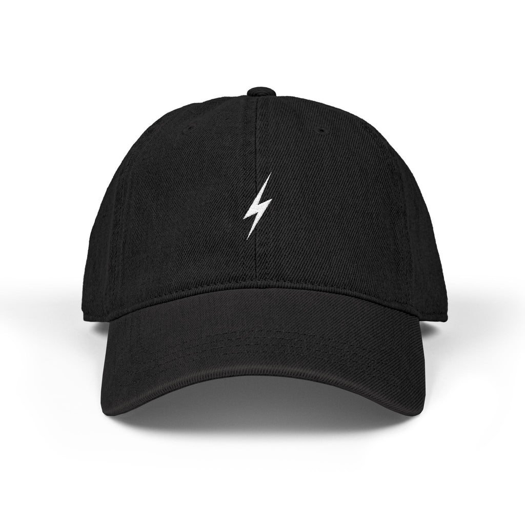 Casquette Éclair OVERSET™ – 100 % Coton, Style Streetwear Unisexe | Bleu Denim