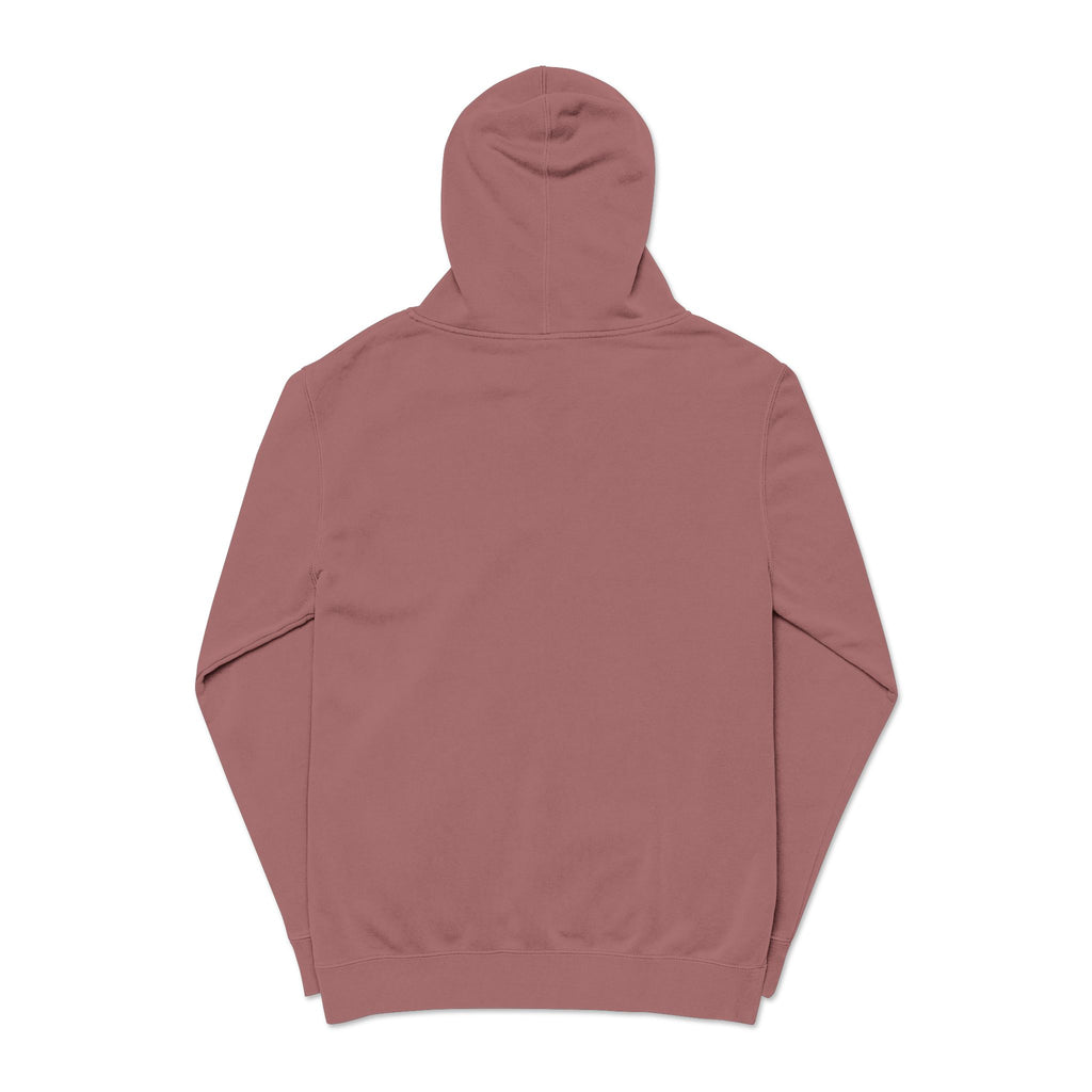 Sweat à capuche teint pigmenté brodé – Style décontracté et confort absolu