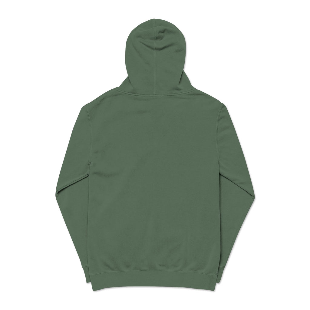 Sweat à capuche teint pigmenté brodé – Style décontracté et confort absolu