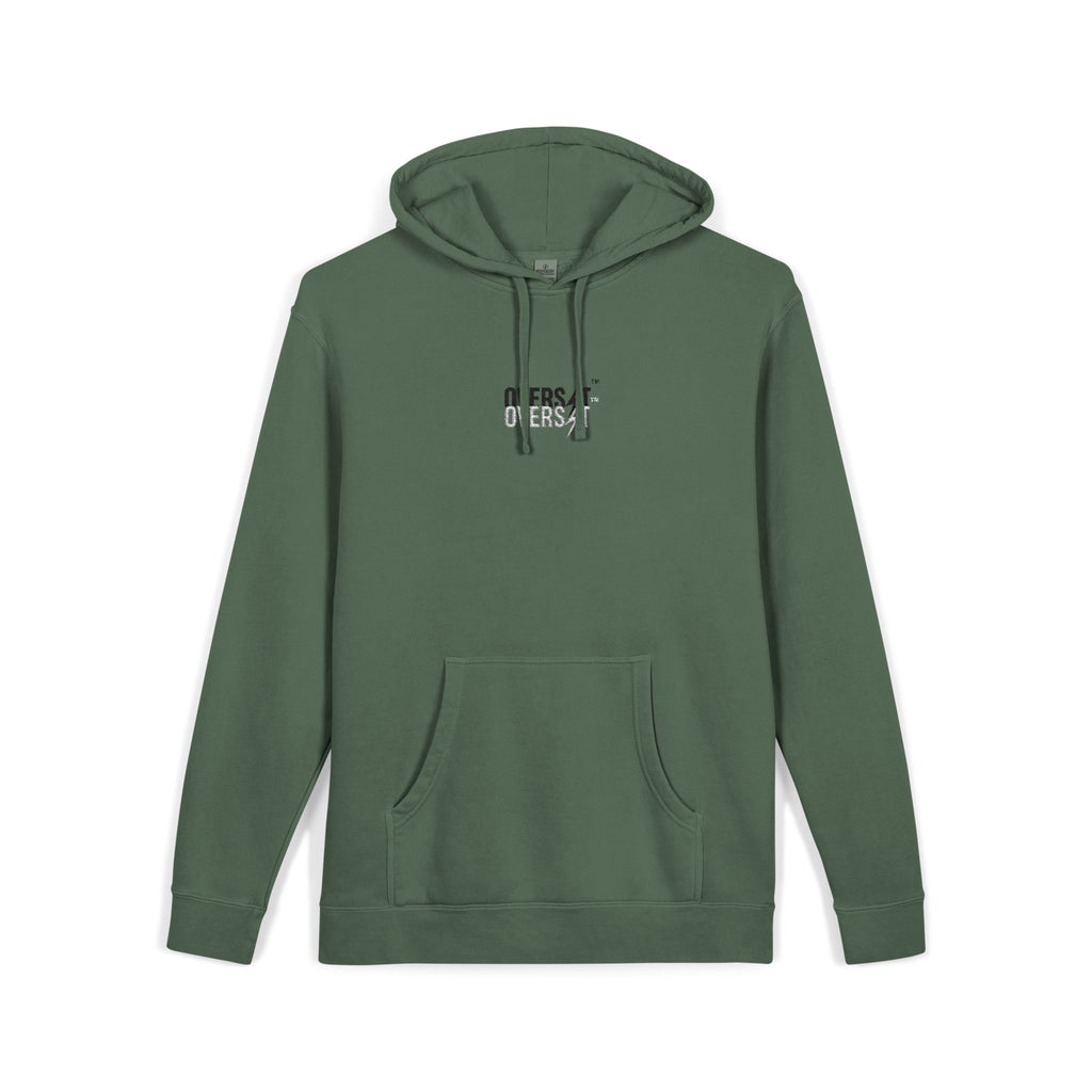 Sweat à capuche teint pigmenté brodé – Style décontracté et confort absolu