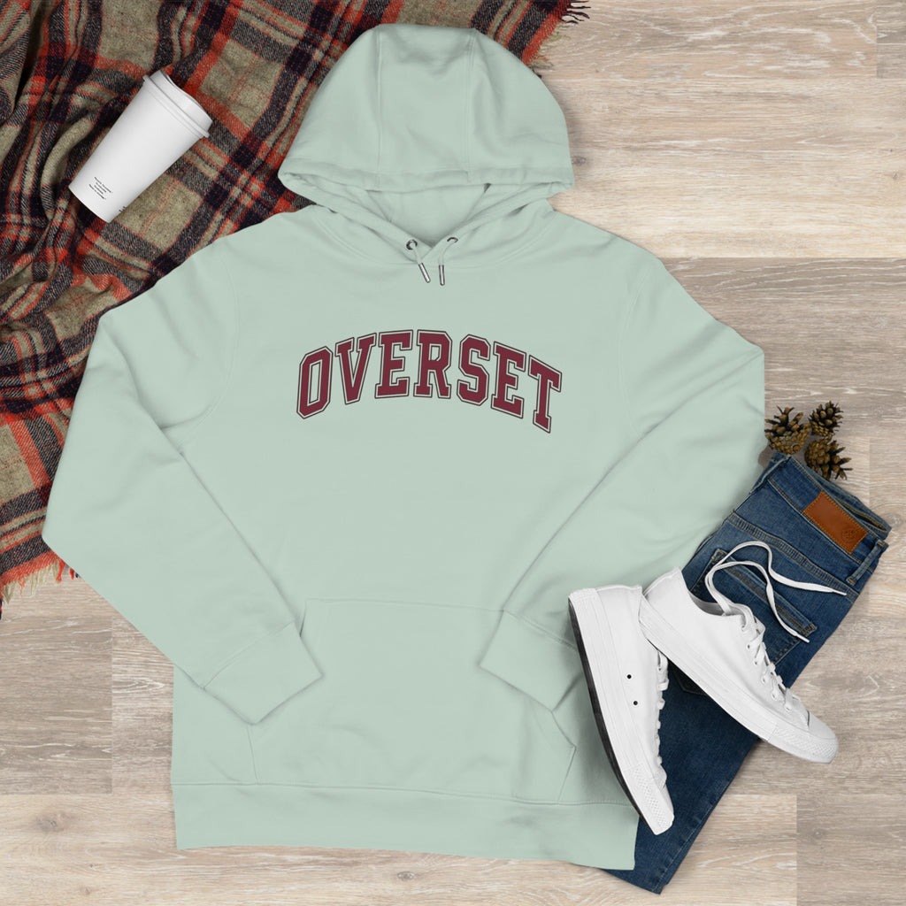 Sweat à Capuche Overset – Logo Arqué Vintage Style Universitaire