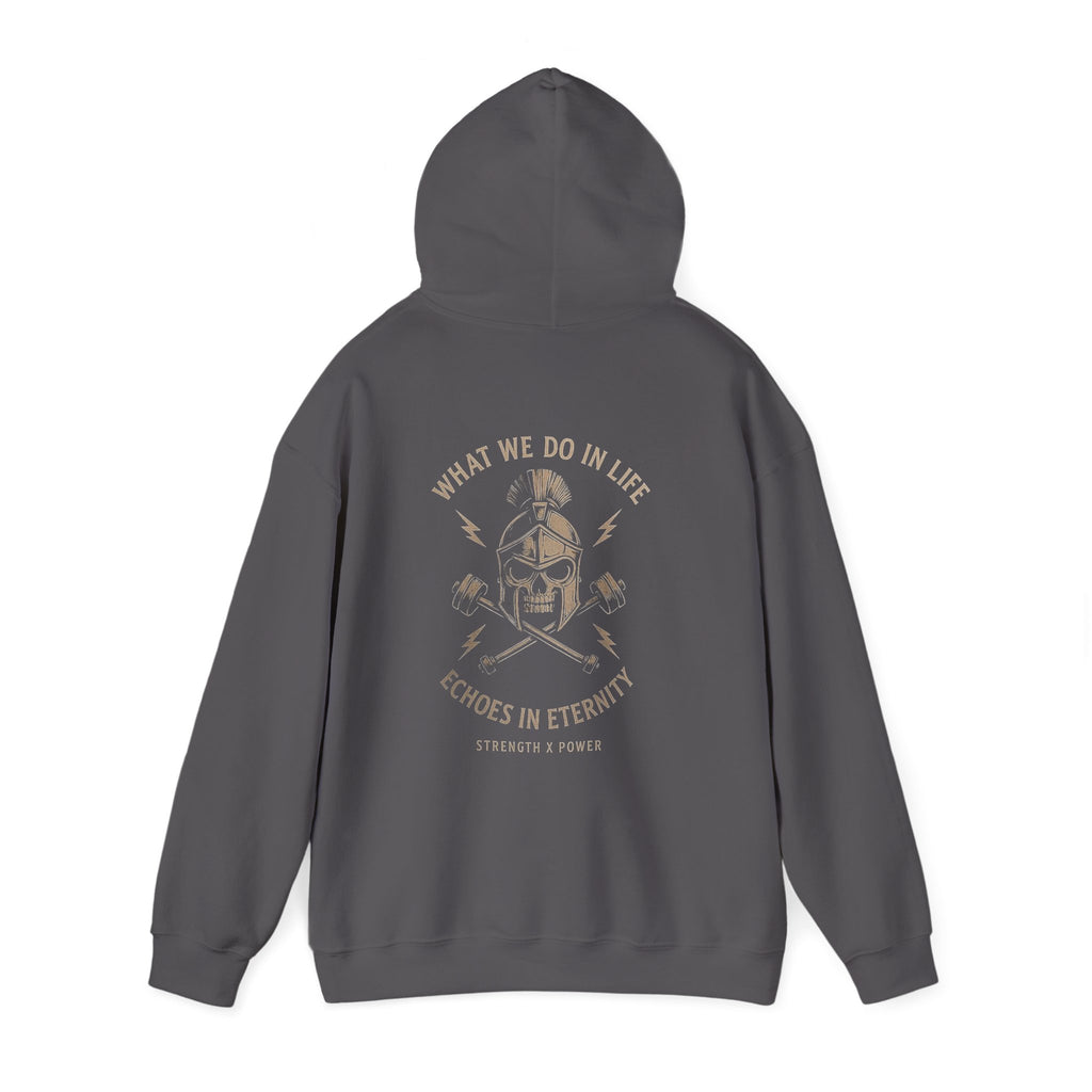 Sweat à Capuche en Coton Mélangé – Hoodie Motivant pour Gym et Fitness, Confortable et Résistant