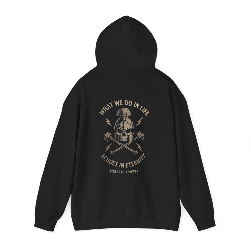 Sweat à Capuche en Coton Mélangé – Hoodie Motivant pour Gym et Fitness, Confortable et Résistant