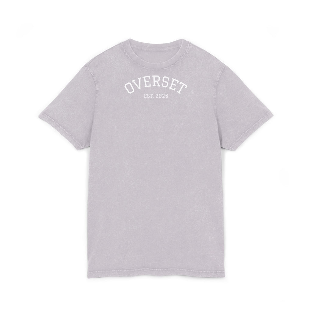 T-shirt unisexe délavé à l’acide – Style vintage et confort au quotidien