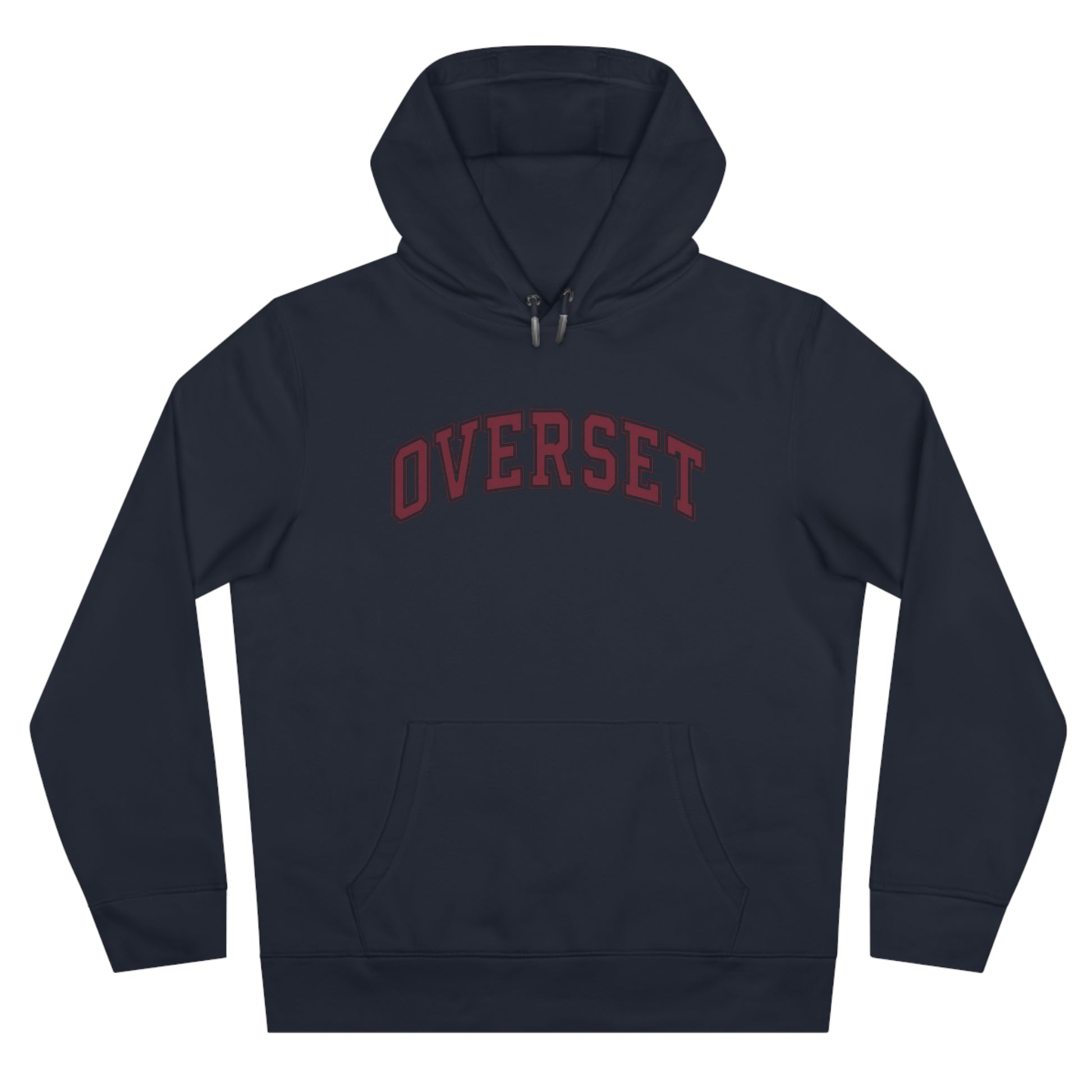 Sweat à Capuche Overset – Logo Arqué Vintage Style Universitaire