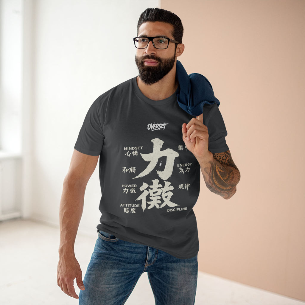 T-Shirt Power Kanji – Force Japonaise & Motivation