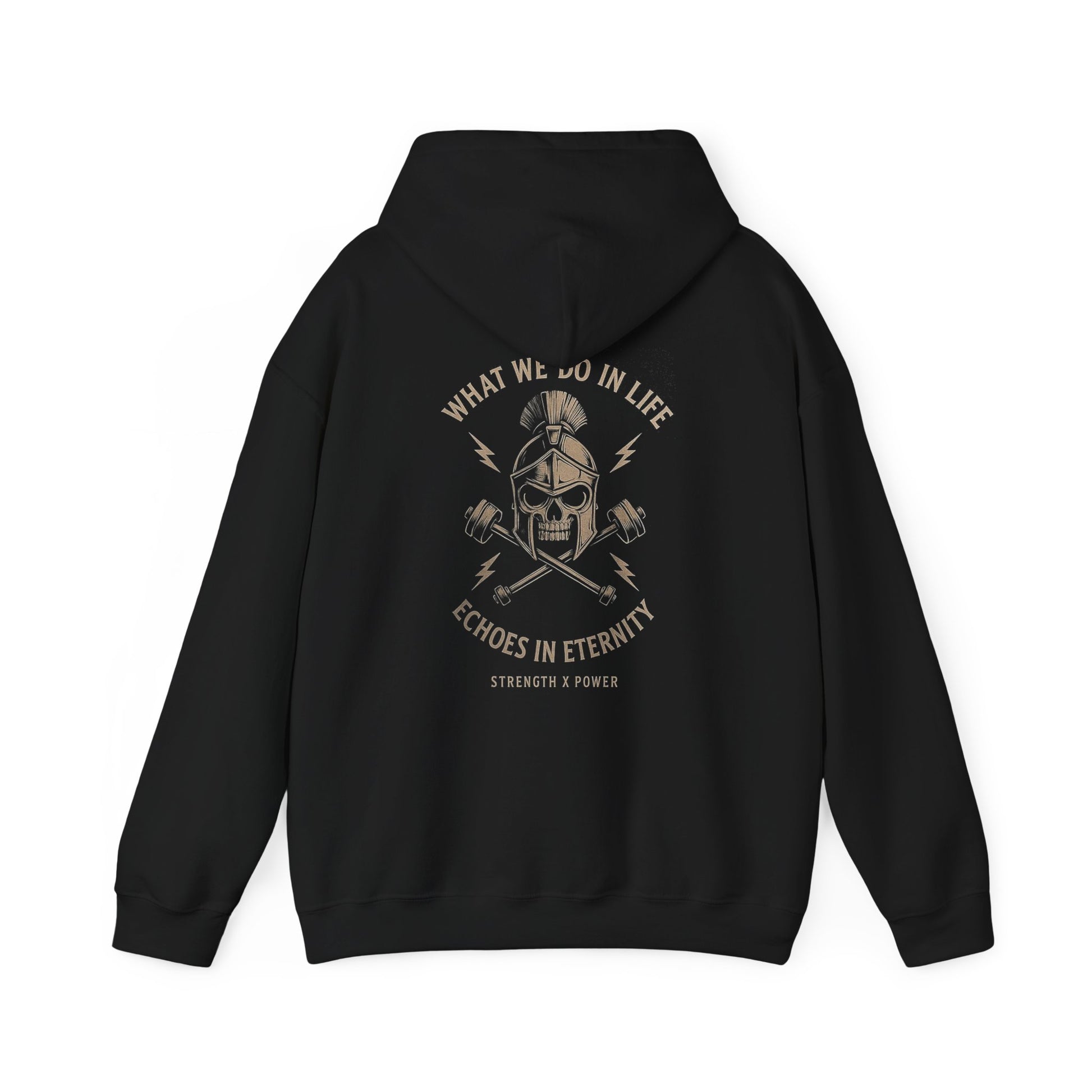 Sweat à Capuche en Coton Mélangé – Hoodie Motivant pour Gym et Fitness, Confortable et Résistant